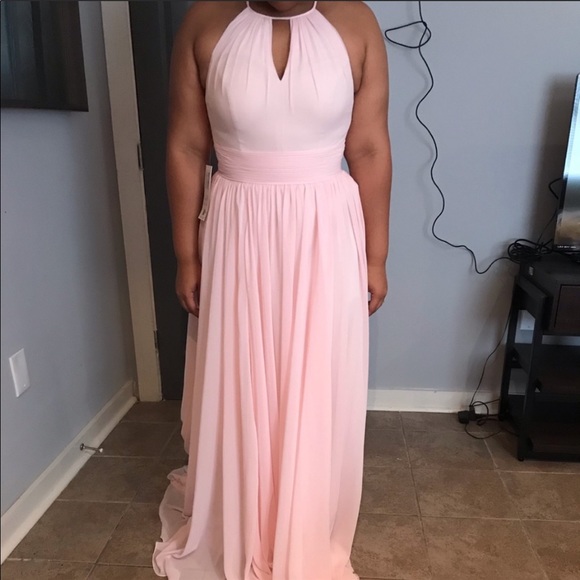 Azazie Cherish - Blushing Pink - Picture 3 of 6